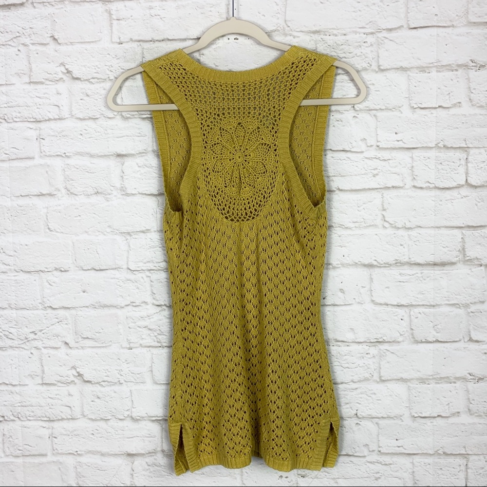 Athleta Knit Mandala Flower Pullover Sweater Vest - Picture 6 of 9